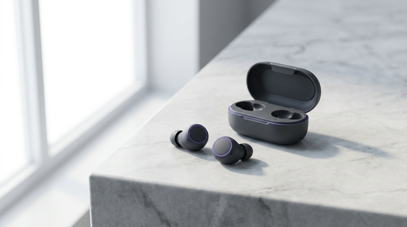 QXQ wireless earbuds with charging case